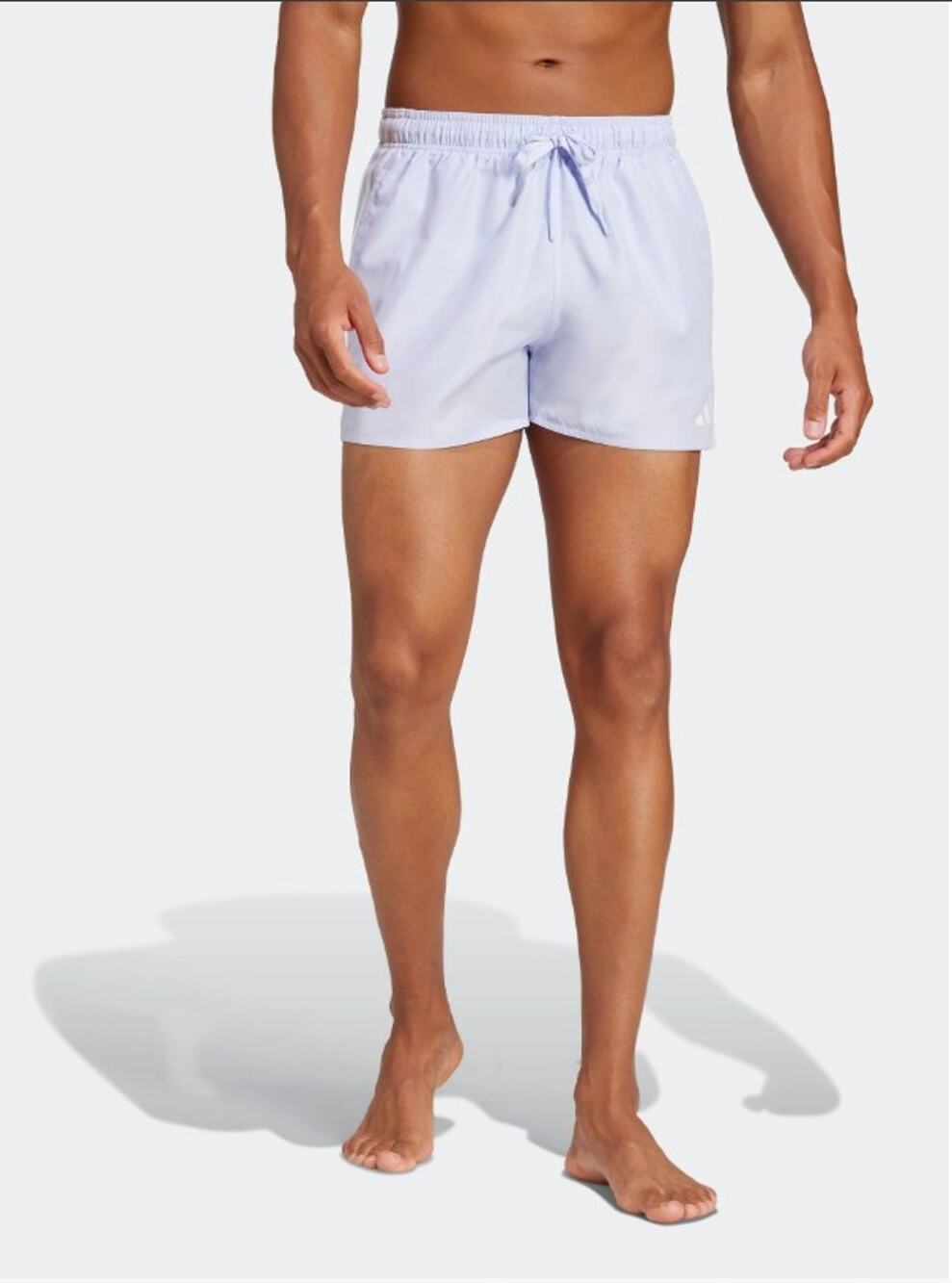 NWT Adidas Purple 3-Stripes 3-Inch Swim Shorts trunks sz XXL